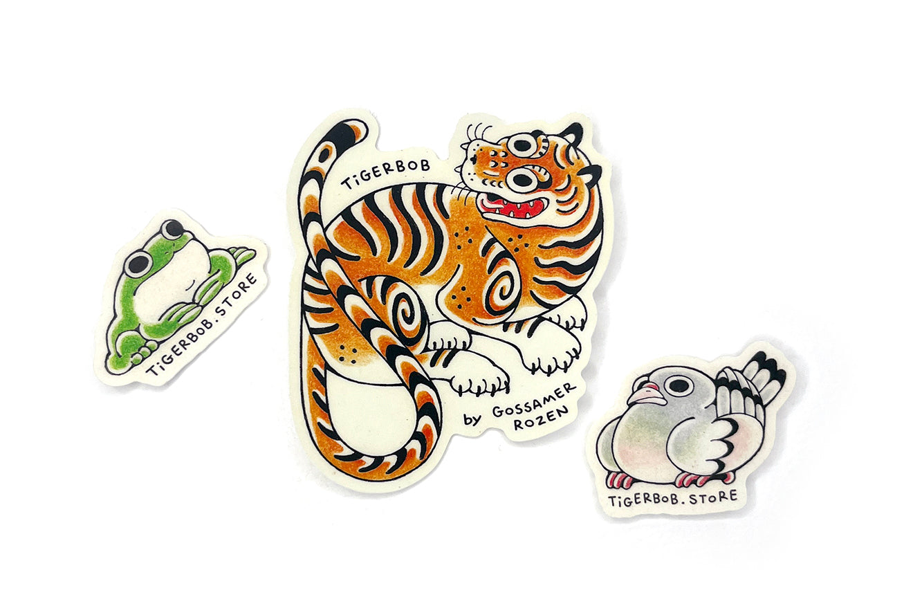 PREORDER - Pigeon Stickers // Tattoo Flash