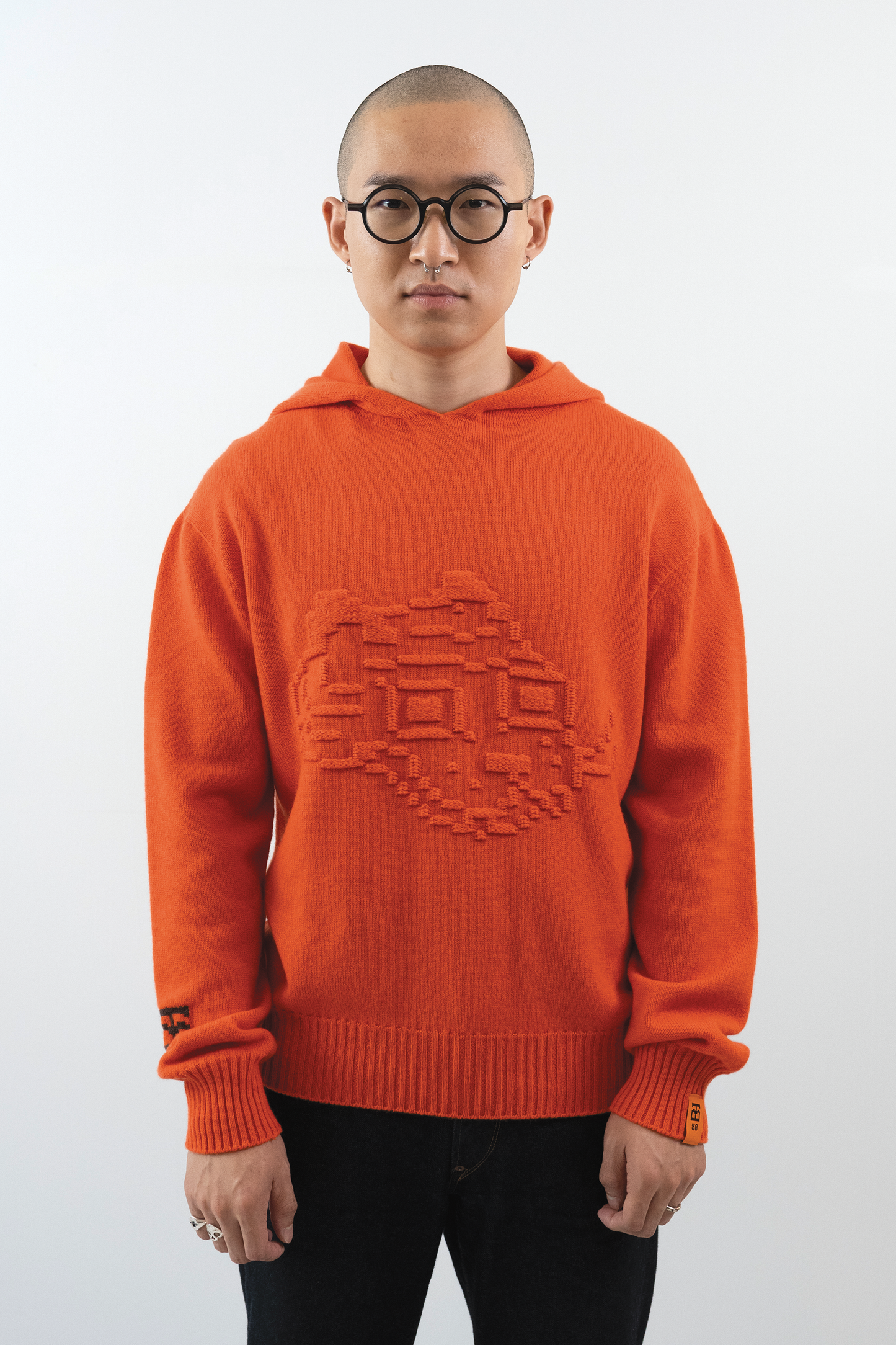 Embossed Tigerbob Hoodie // Gourd