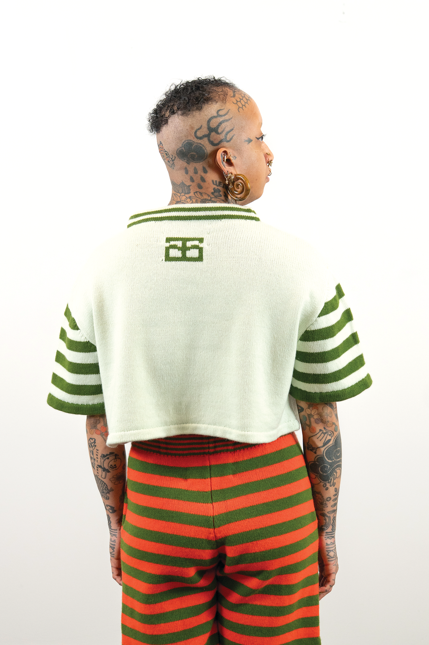 Tigerbob Cropped Tshirt // Handmade