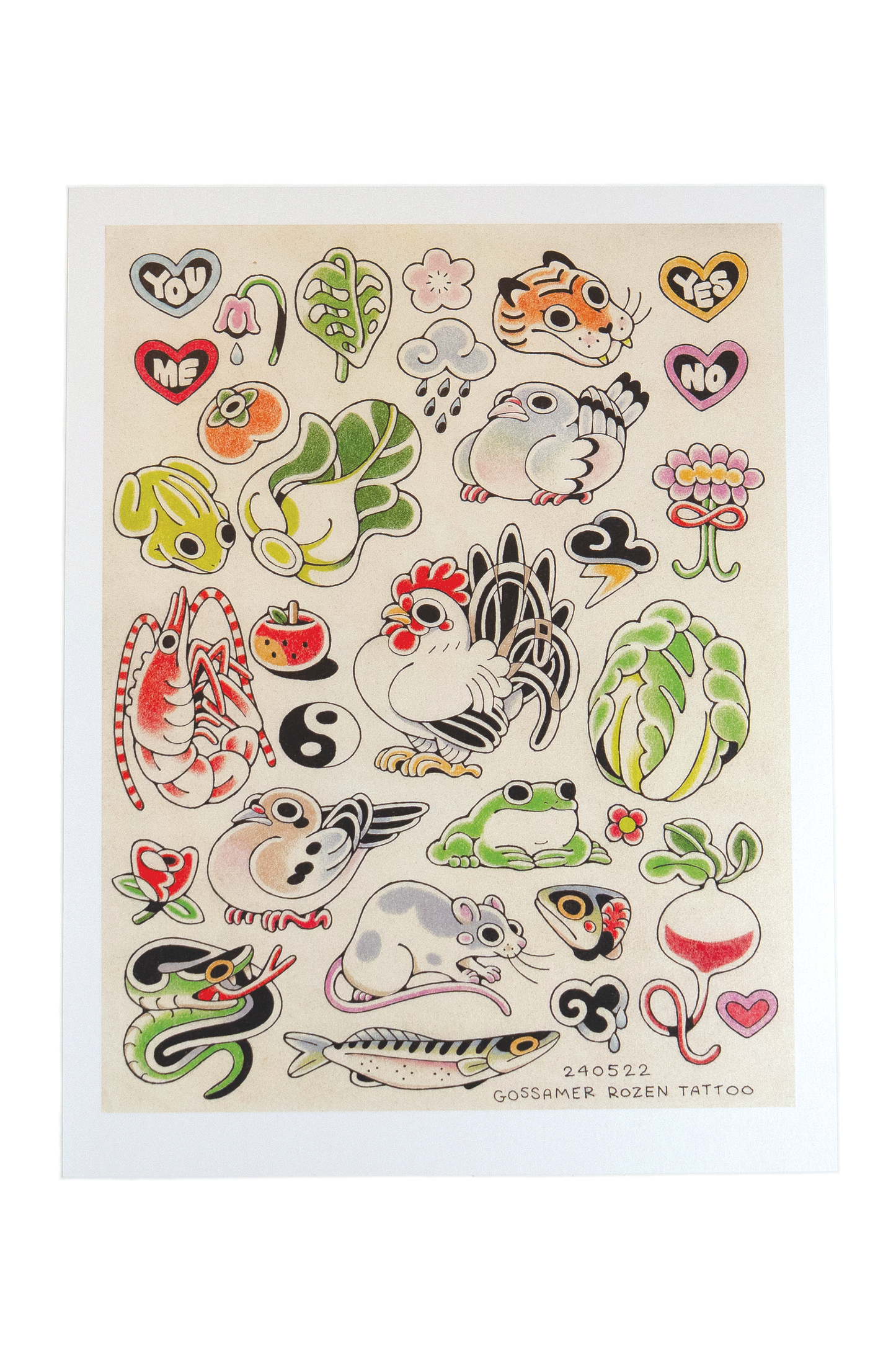 Tattoo Flash Art Print // 240522
