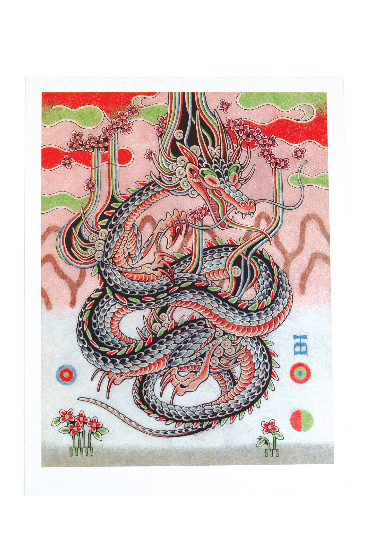 Dragon of the Elysian Garden // Fine Art Print