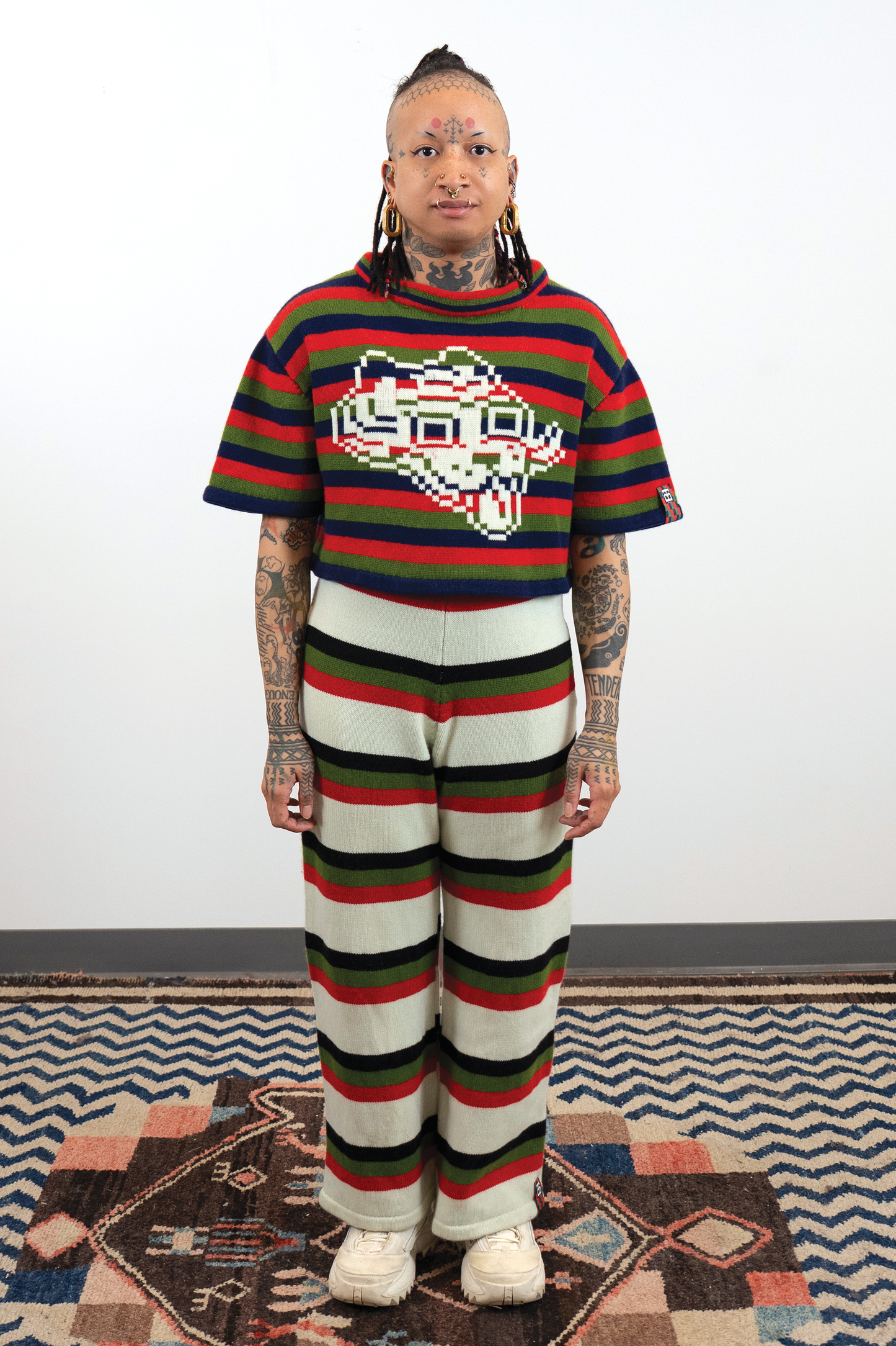 Tigerbob Cropped Tshirt // Handmade