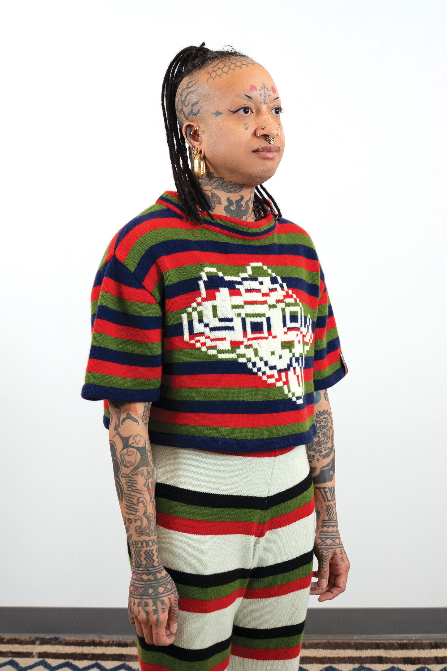 Tigerbob Cropped Tshirt // Handmade
