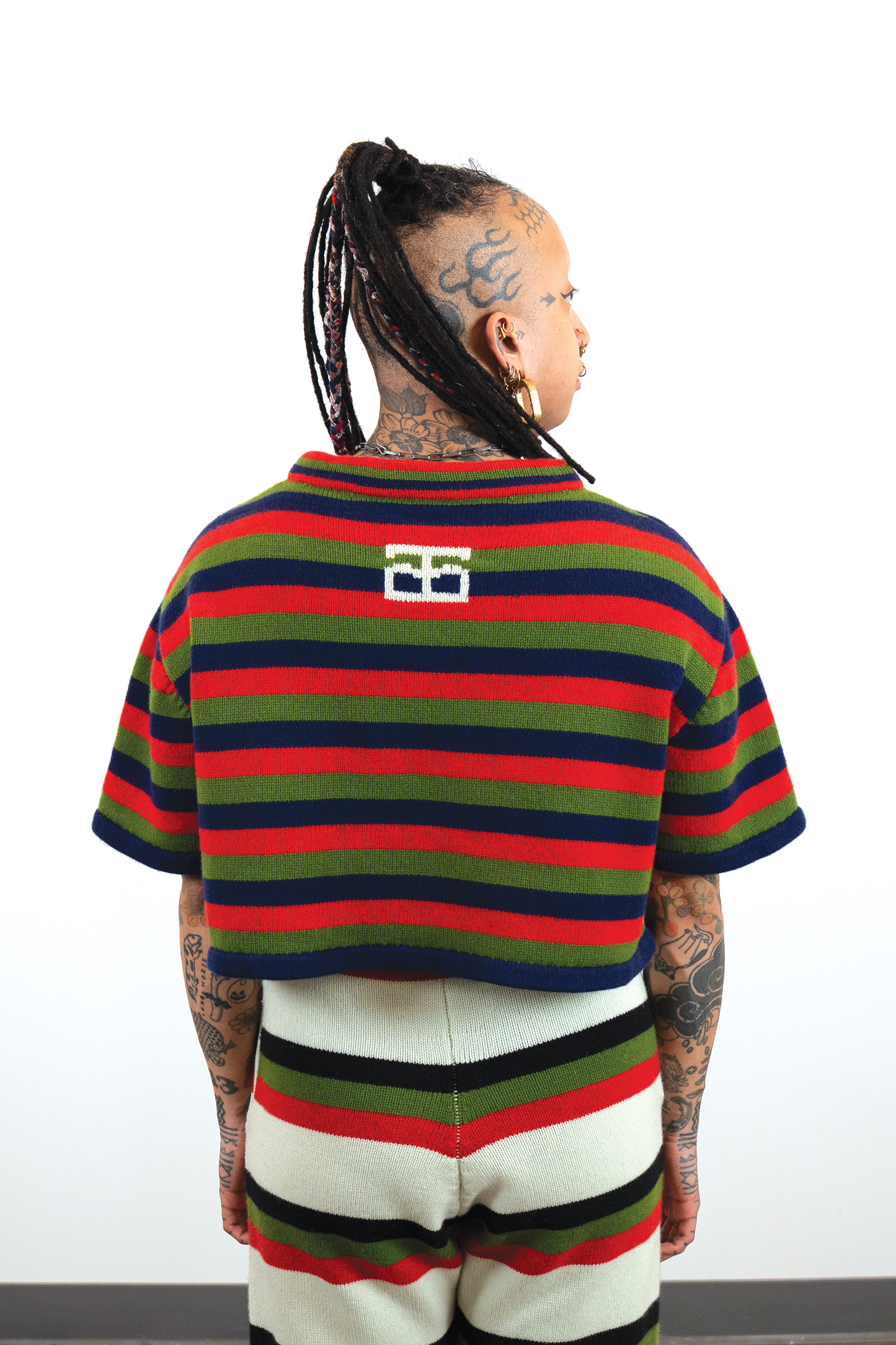 Tigerbob Cropped Tshirt // Handmade
