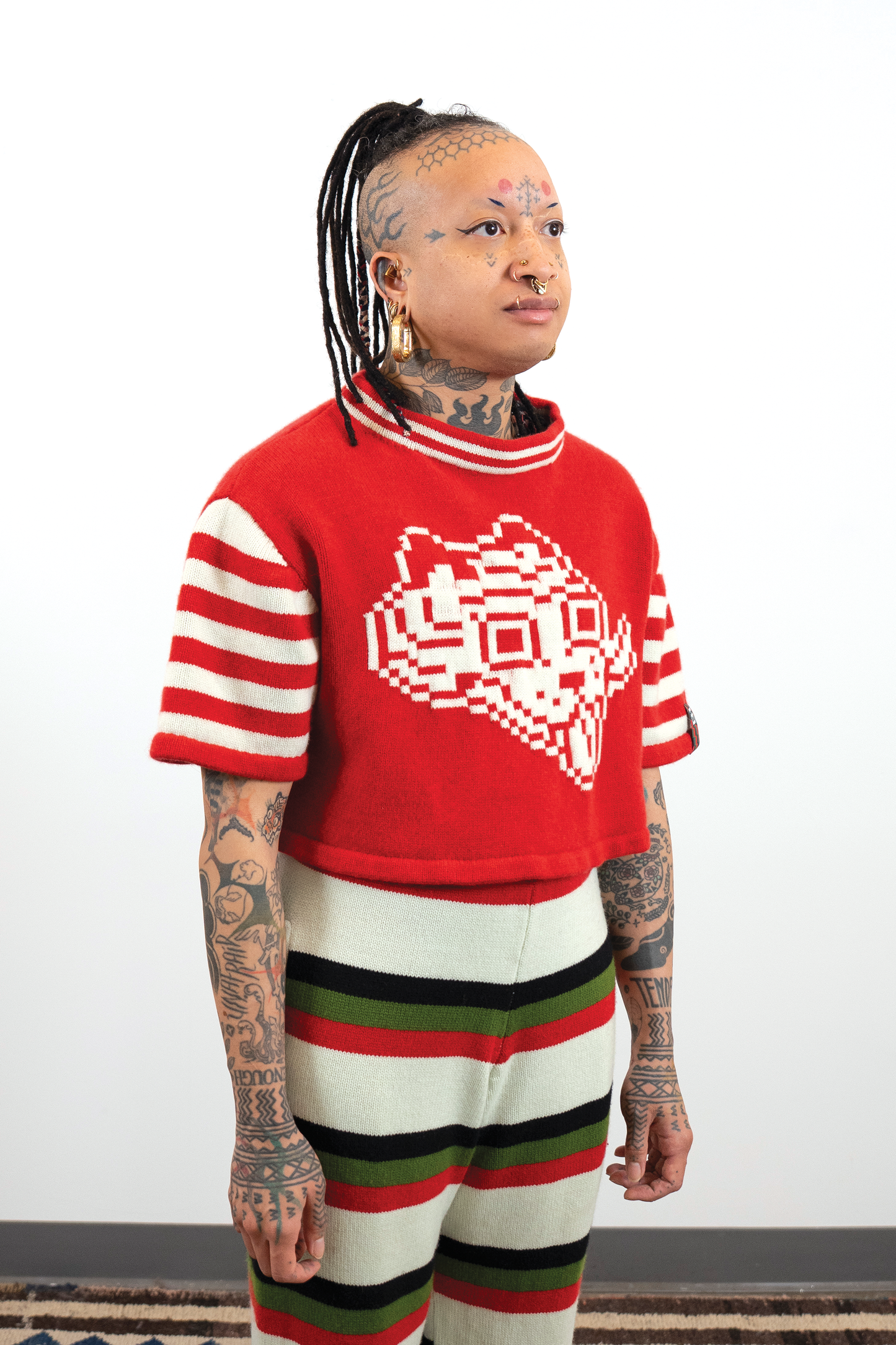 Tigerbob Cropped Tshirt // Handmade