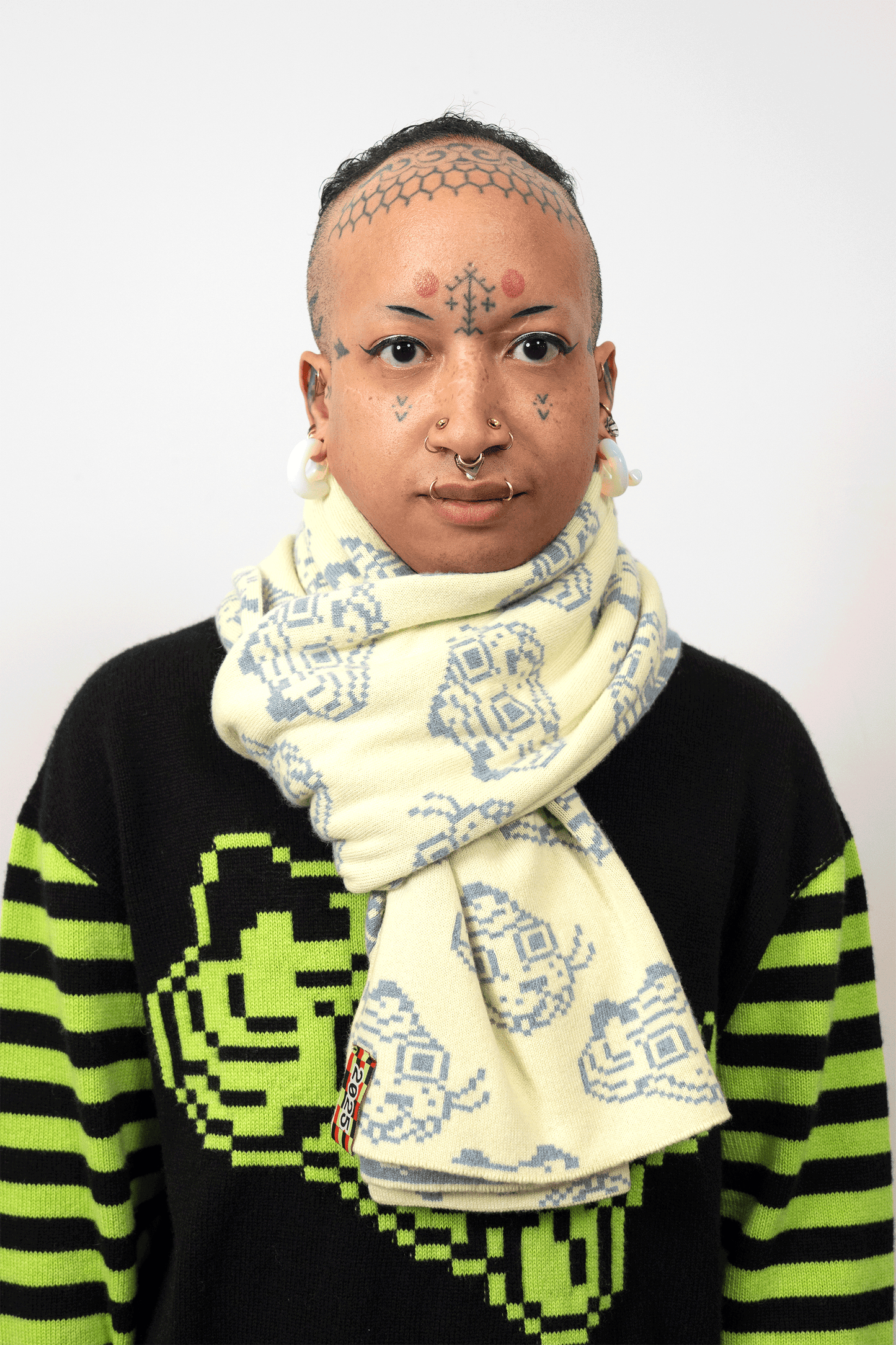 Tigerbob Reversible Scarf // Cloud/Sun