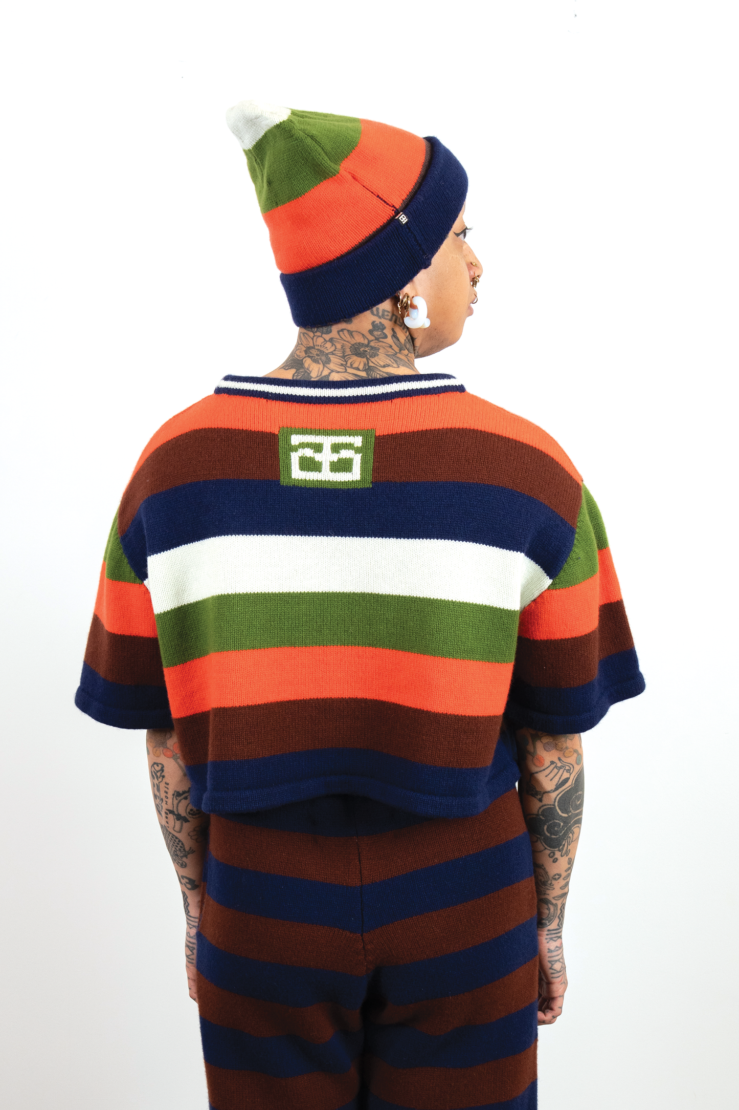 Sunset Cropped Tshirt // Handmade
