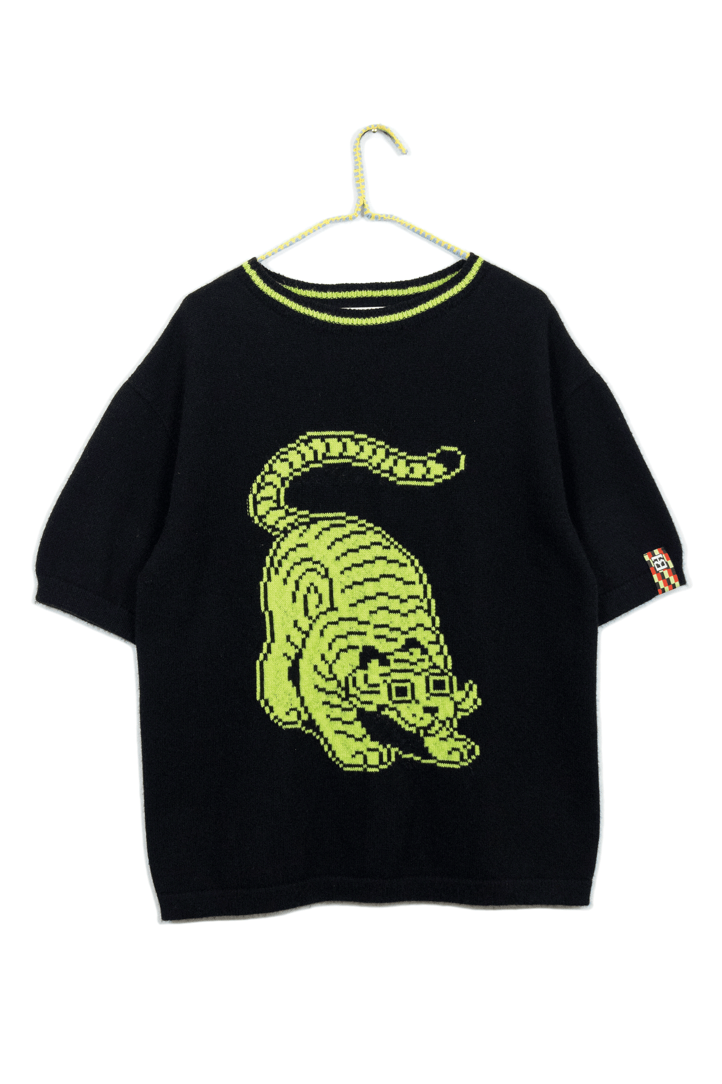 Pounce Tshirt // Ink/Lime