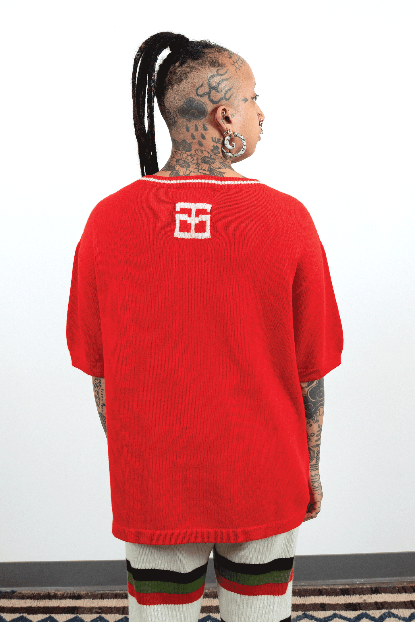 Pounce Tshirt // Fire/Silver