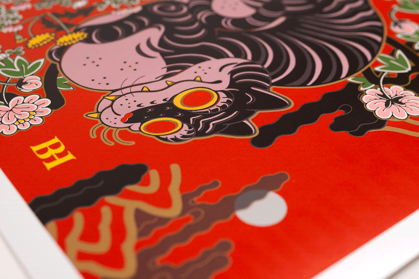 Tigerbob Art Print // Bat Tiger
