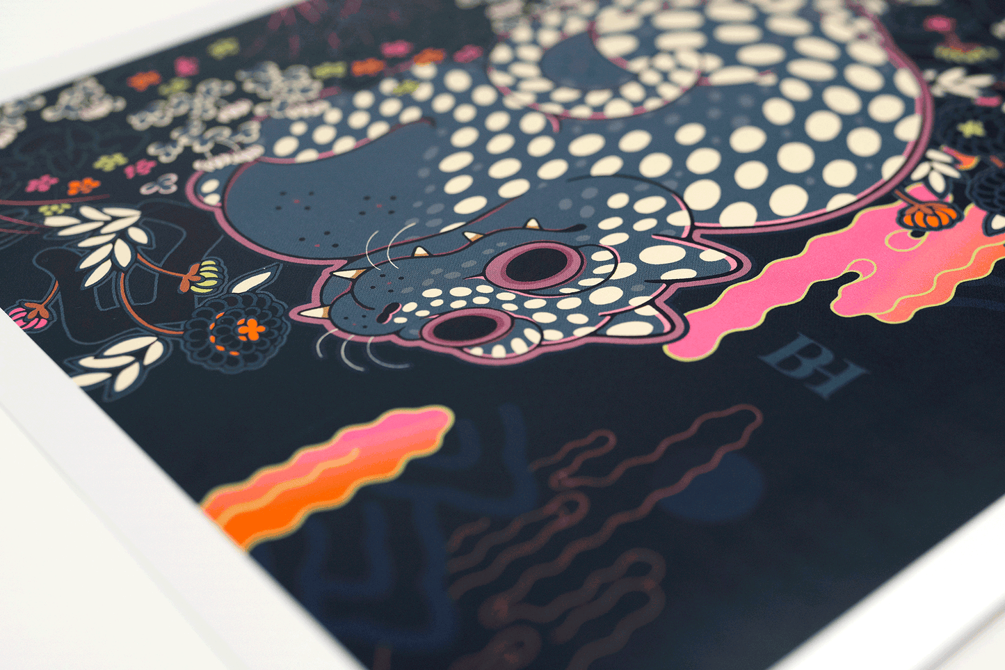 Tigerbob Art Print // Moon Tiger