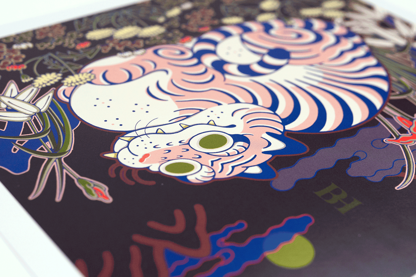Tigerbob Art Print // Pinky Tiger