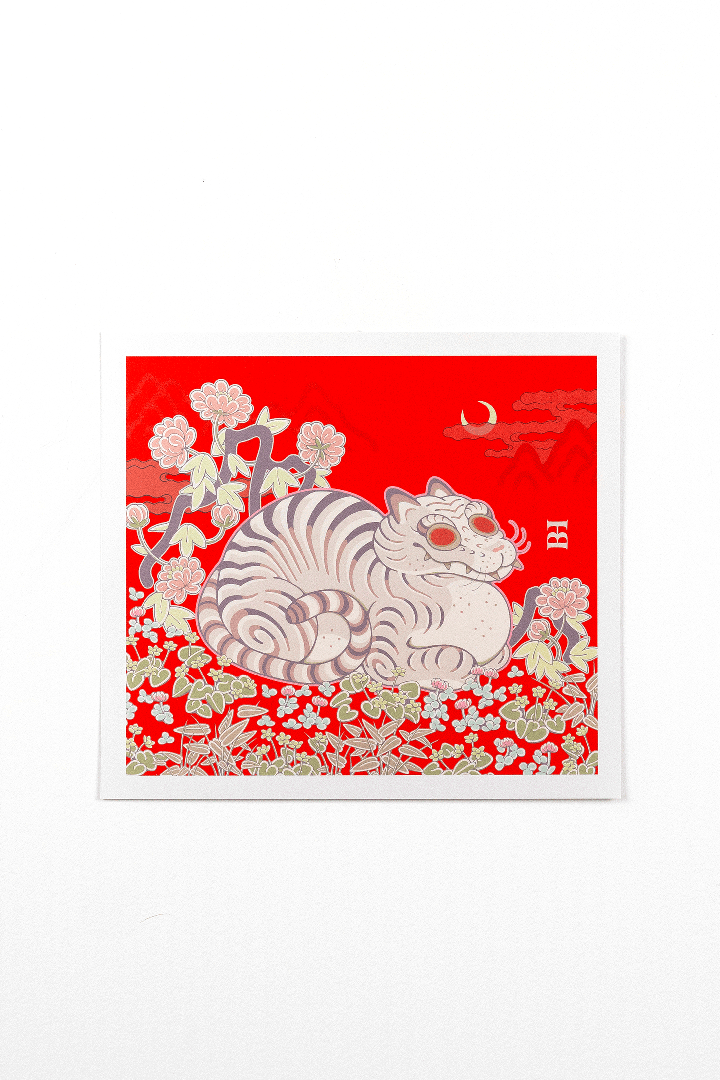 Tigerbob Art Print // Ghost Tiger