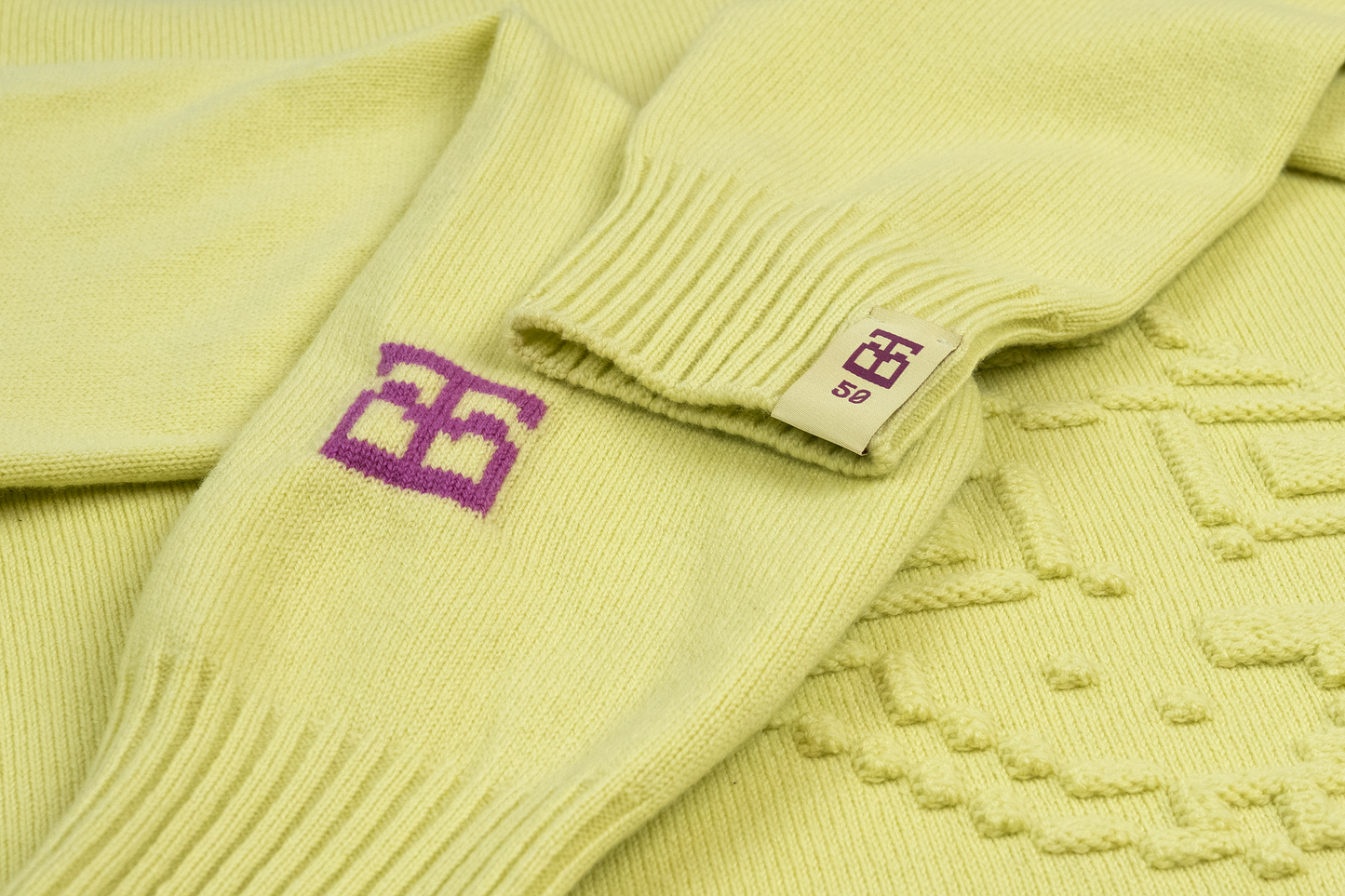 Embossed Tigerbob Hoodie // Pollen