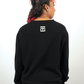 Monogram Crewneck // Black/White