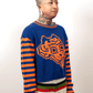 Tigerbob Cropped Sweater // Dusk/Lantern