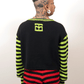 Tigerbob Cropped Sweater // Ink/Lime