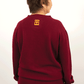 Monogram Crewneck // Burgundy/Ochre