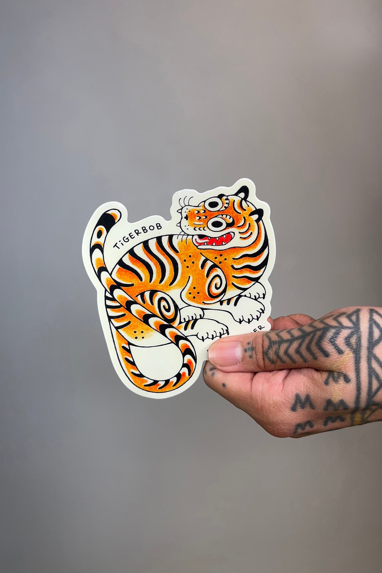 Classic Tigerbob Stickers // Tattoo Flash