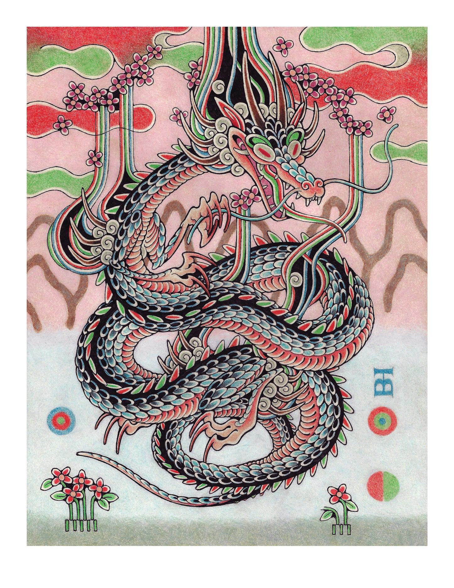 PREORDER - Dragon of the Elysian Garden // Fine Art Print