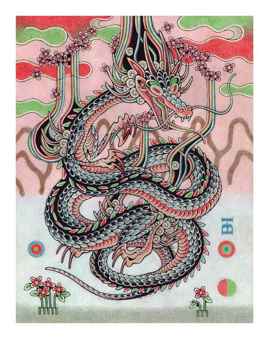 PREORDER - Dragon of the Elysian Garden // Fine Art Print