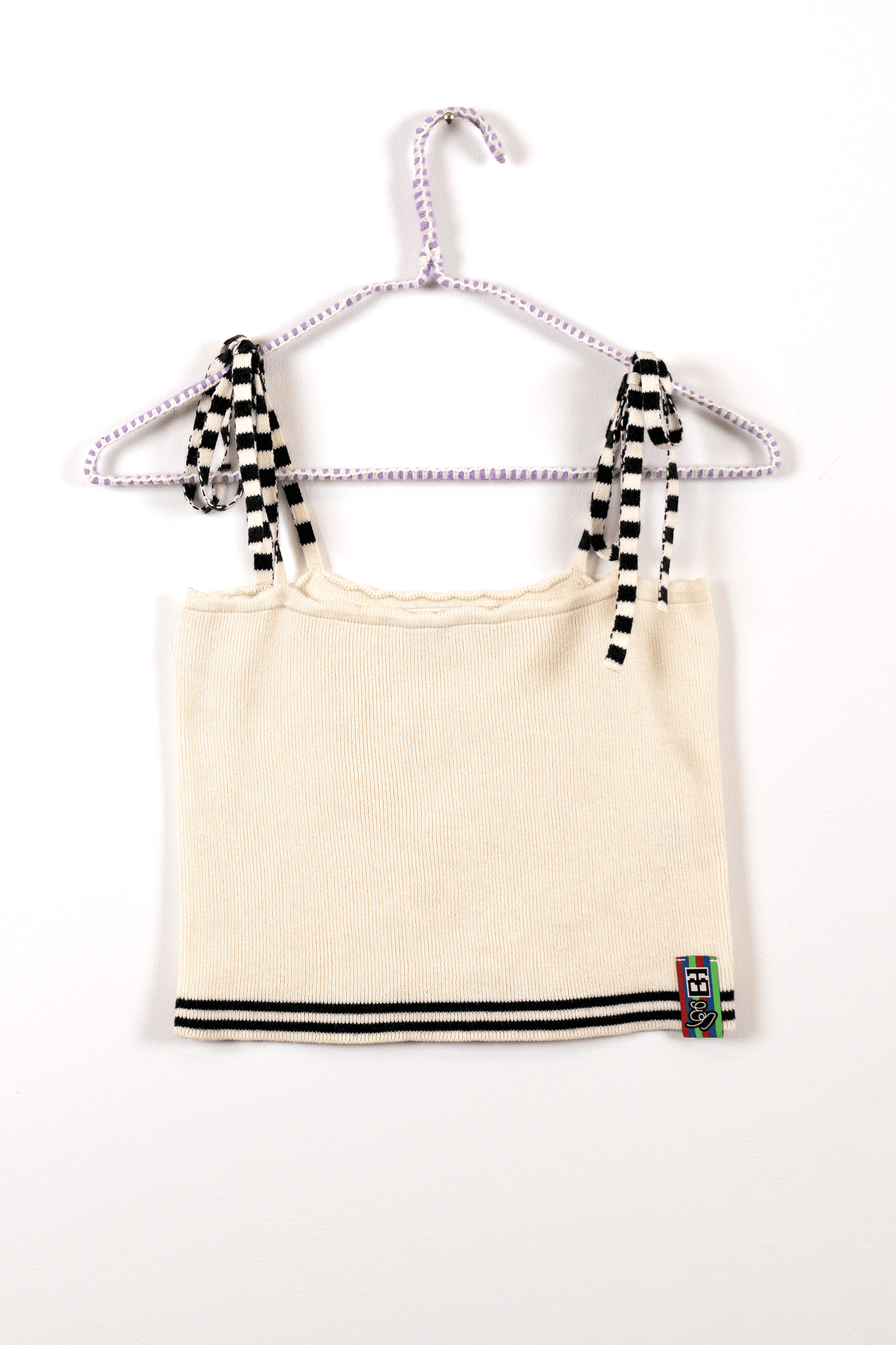 Strappy Tube Top // Eggshell/Soot