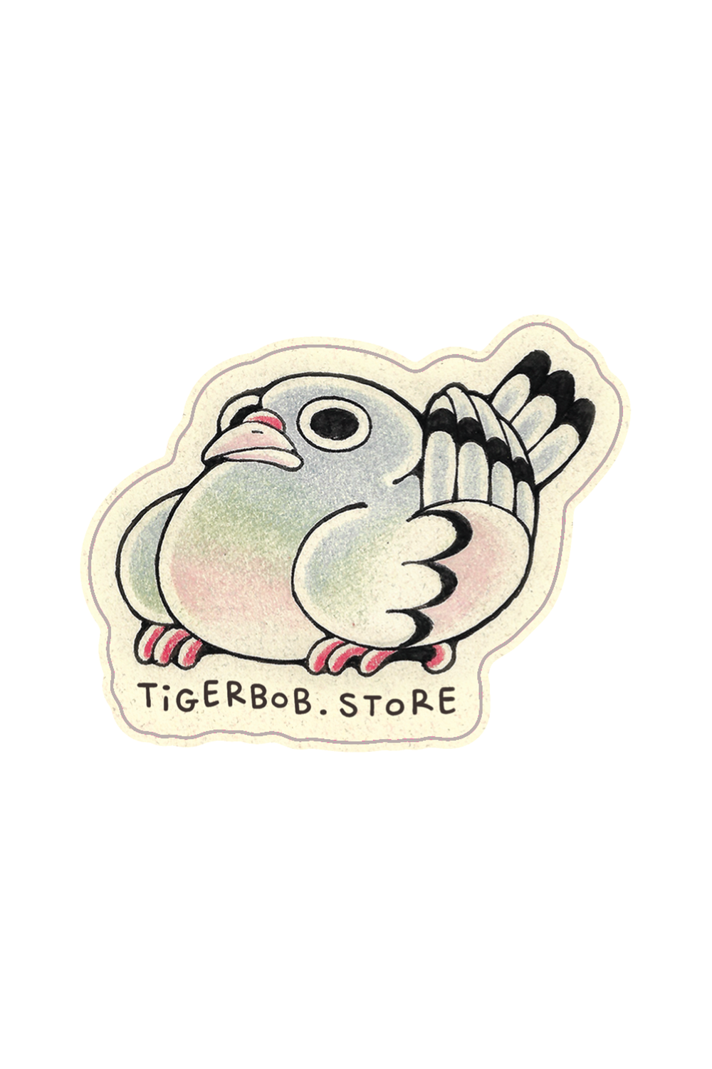 PREORDER - Pigeon Stickers // Tattoo Flash