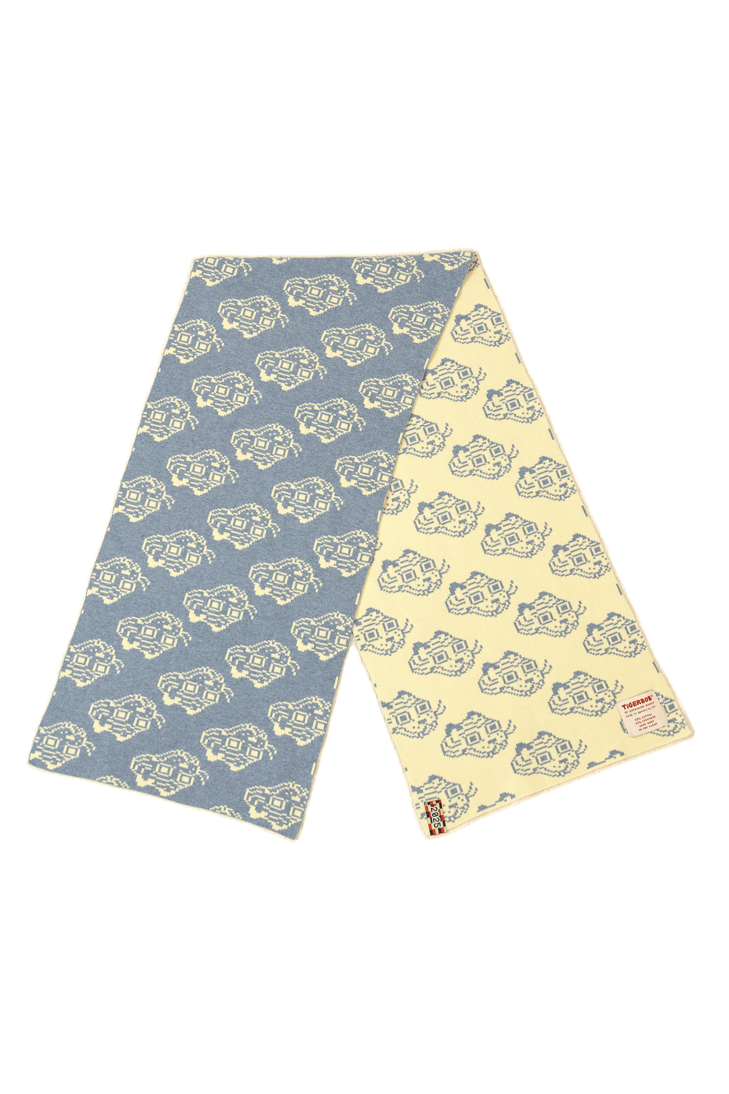 Tigerbob Reversible Scarf // Cloud/Sun