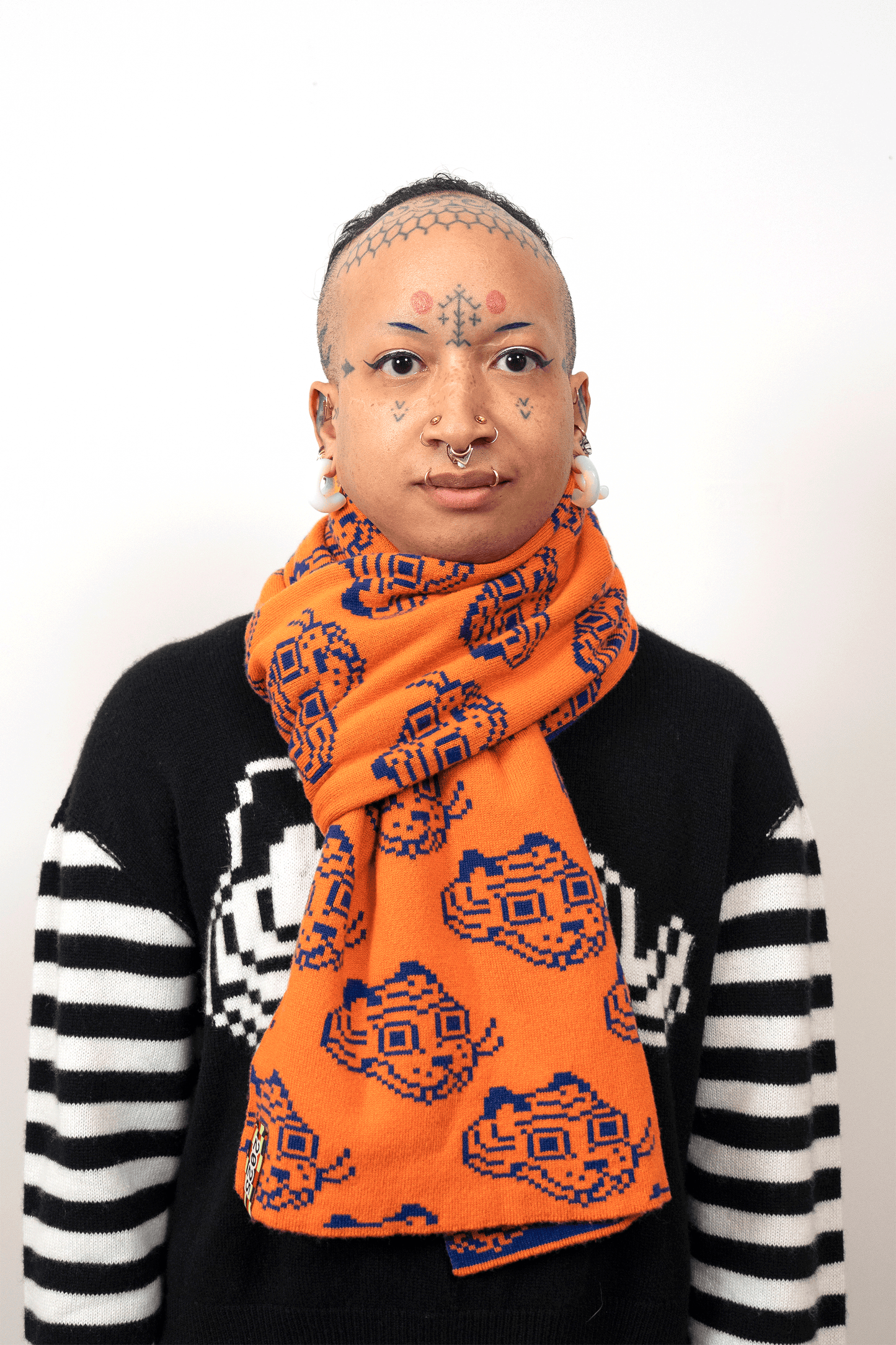 Tigerbob Reversible Scarf // Dusk/Lantern