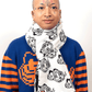 Tigerbob Reversible Scarf // Ink/Paper