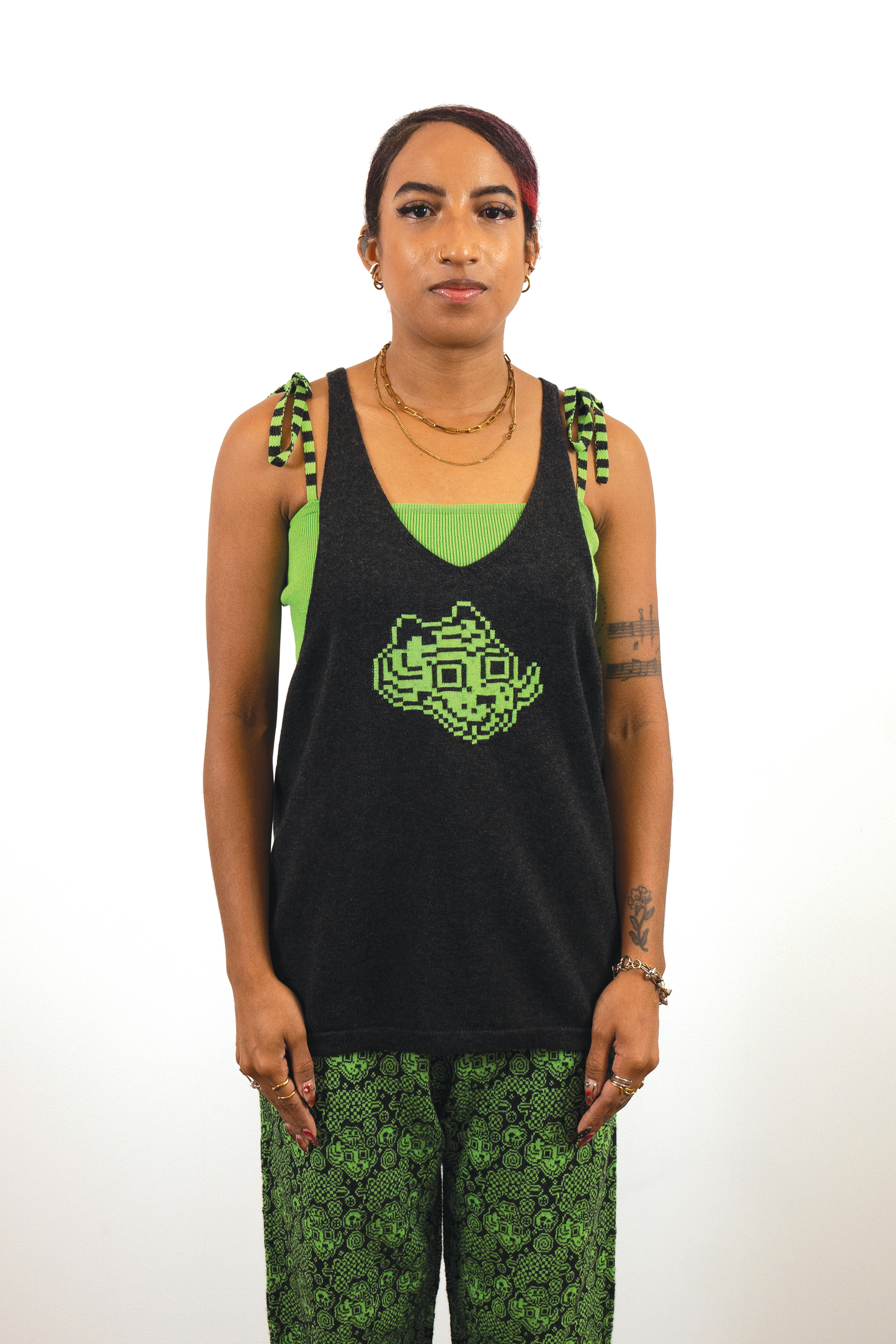 Tigerbob Tank Top // Soot/Clover