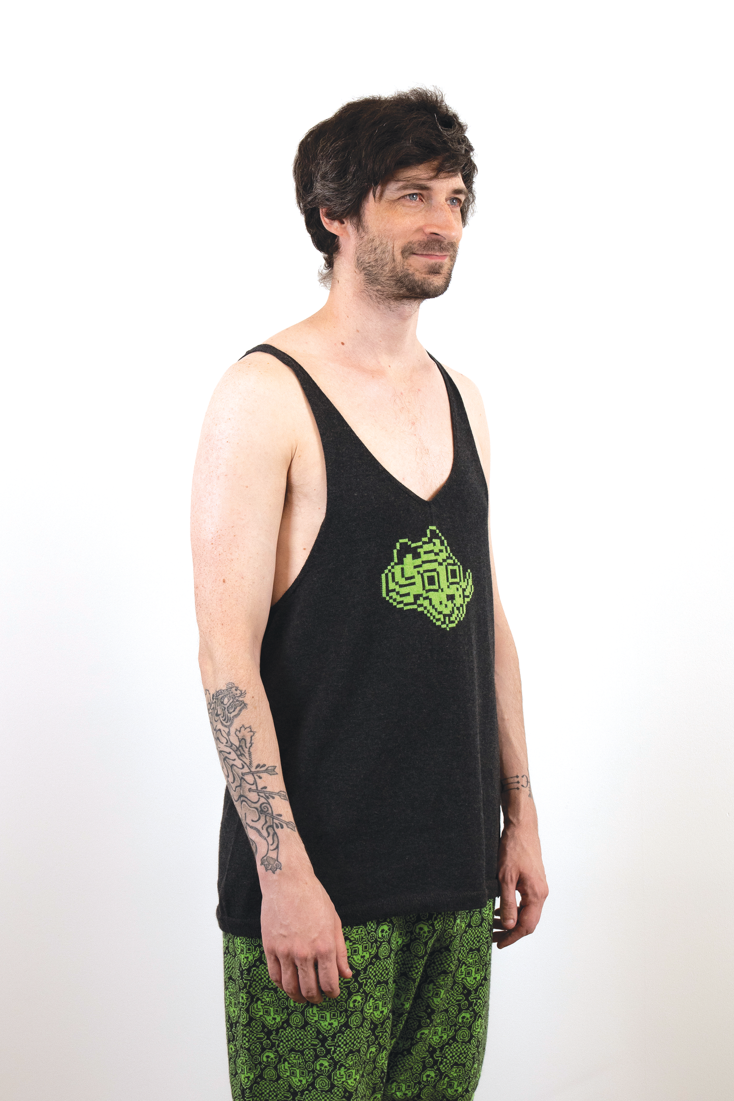 Tigerbob Tank Top // Soot/Clover