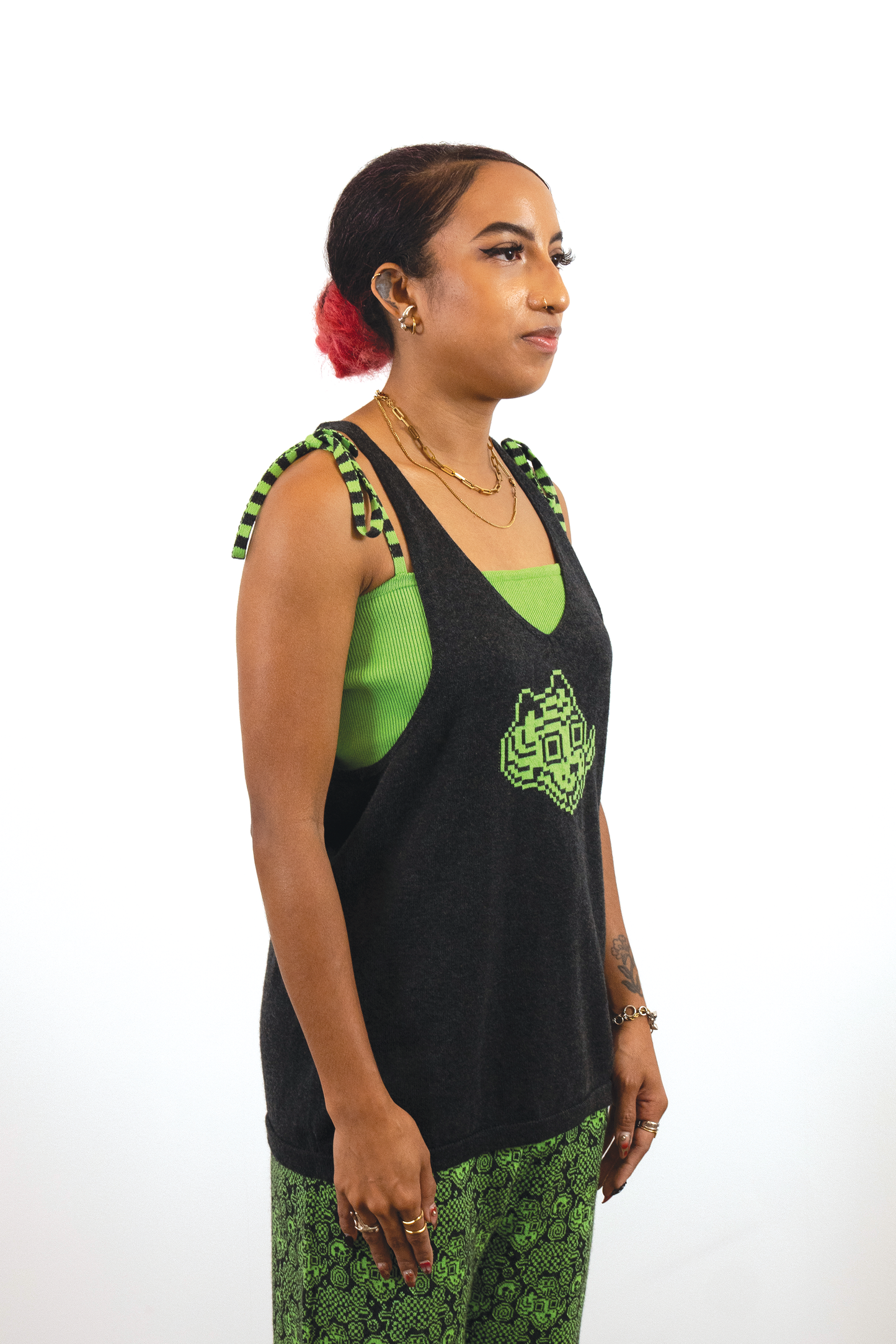 Tigerbob Tank Top // Soot/Clover