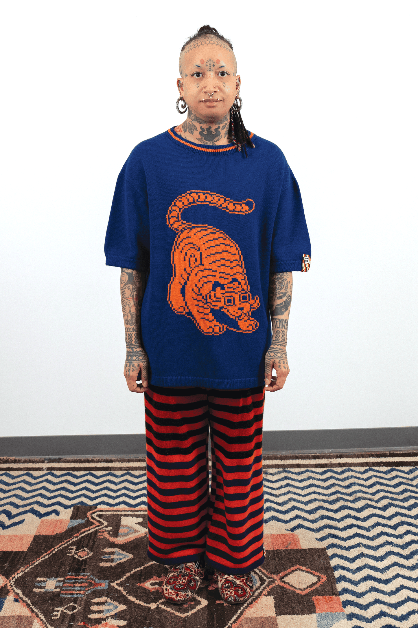Pounce Tshirt // Dusk/Lantern
