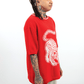 Pounce Tshirt // Fire/Silver