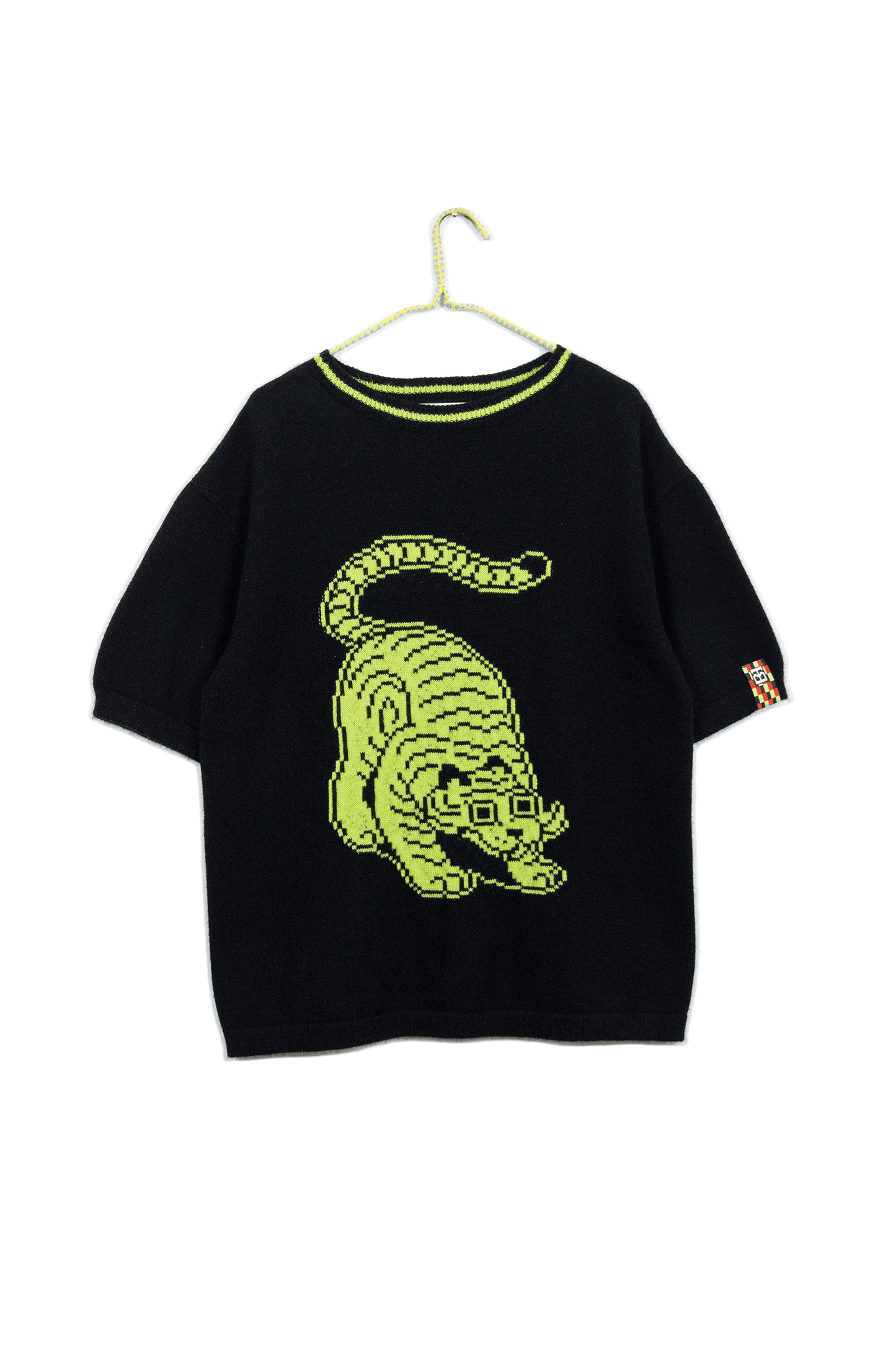 Pounce Tshirt // Ink/Lime