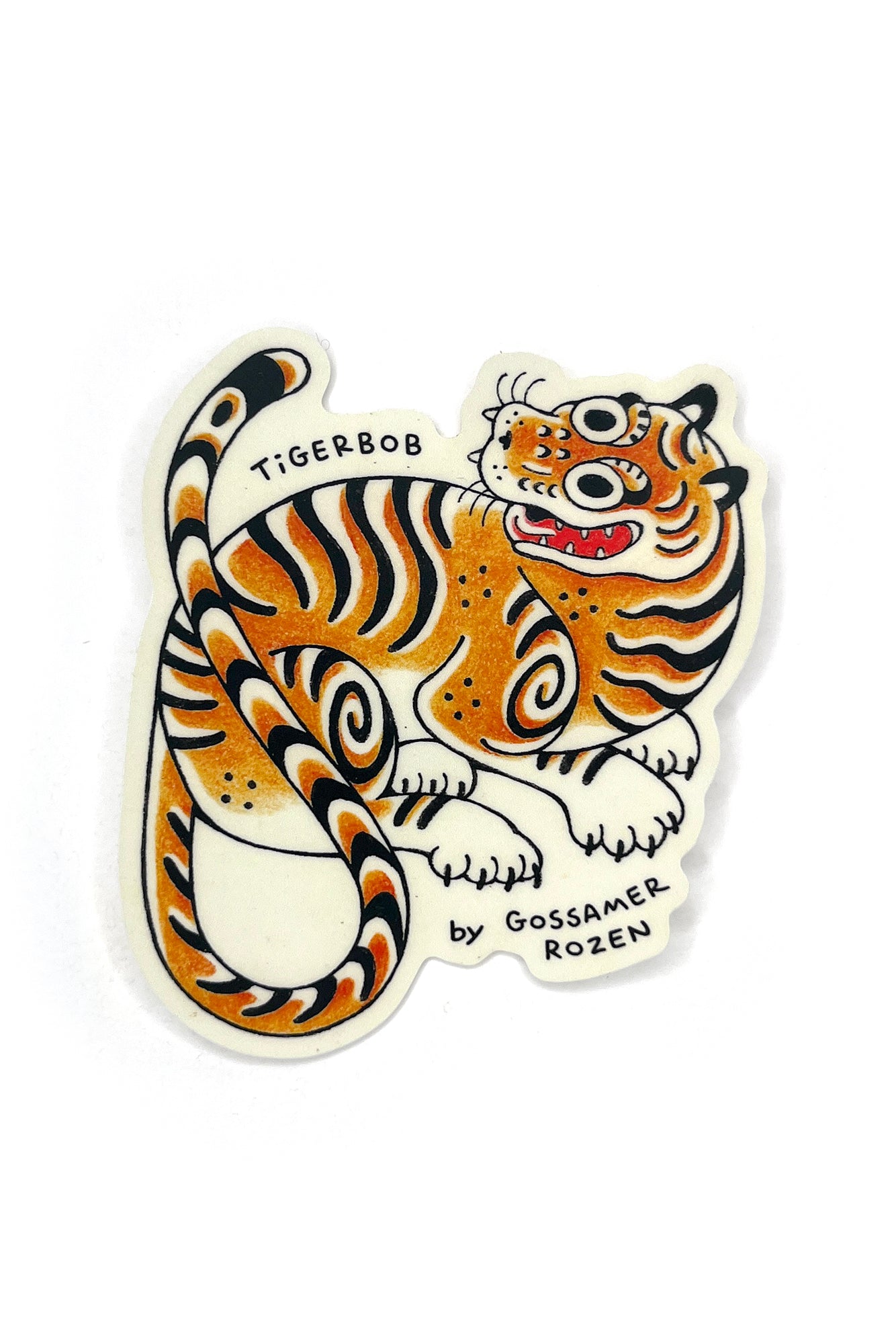 PREORDER - Classic Tigerbob Stickers // Tattoo Flash