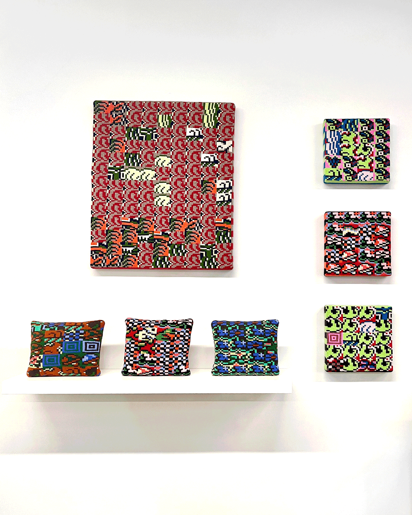 SALE - Charm Packs Pillow // No. 37 B0:E5