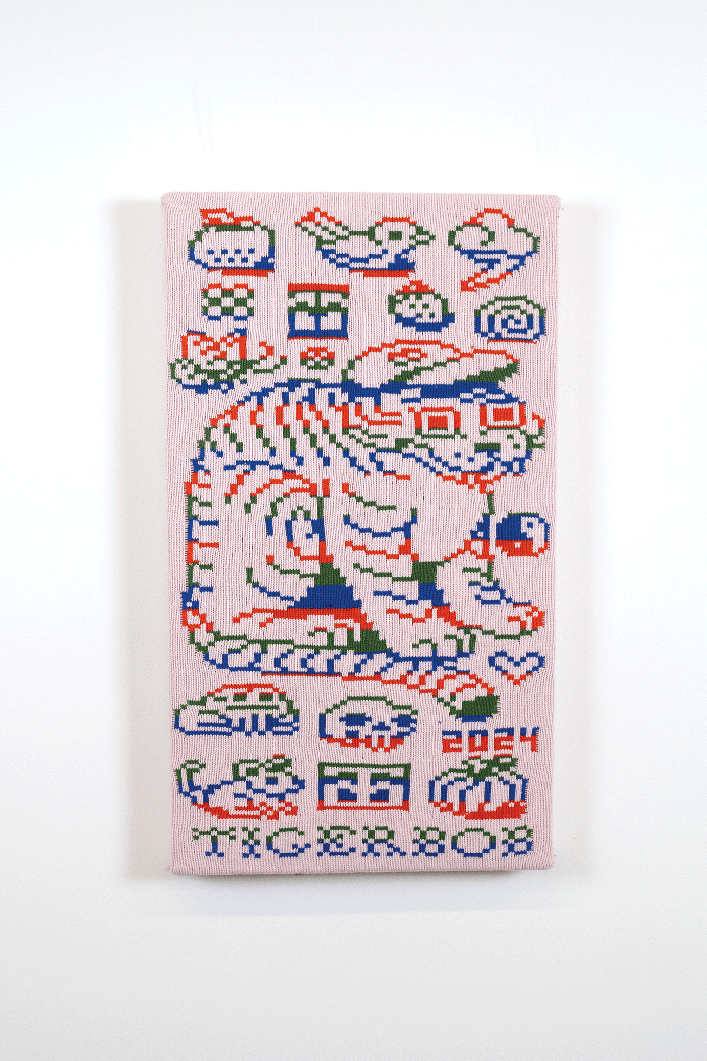 Untitled Sampler (His Many Hats) // Cashmere Tapestry