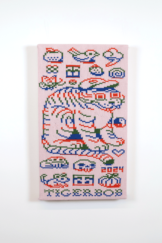 Untitled Sampler (His Many Hats) // Cashmere Tapestry