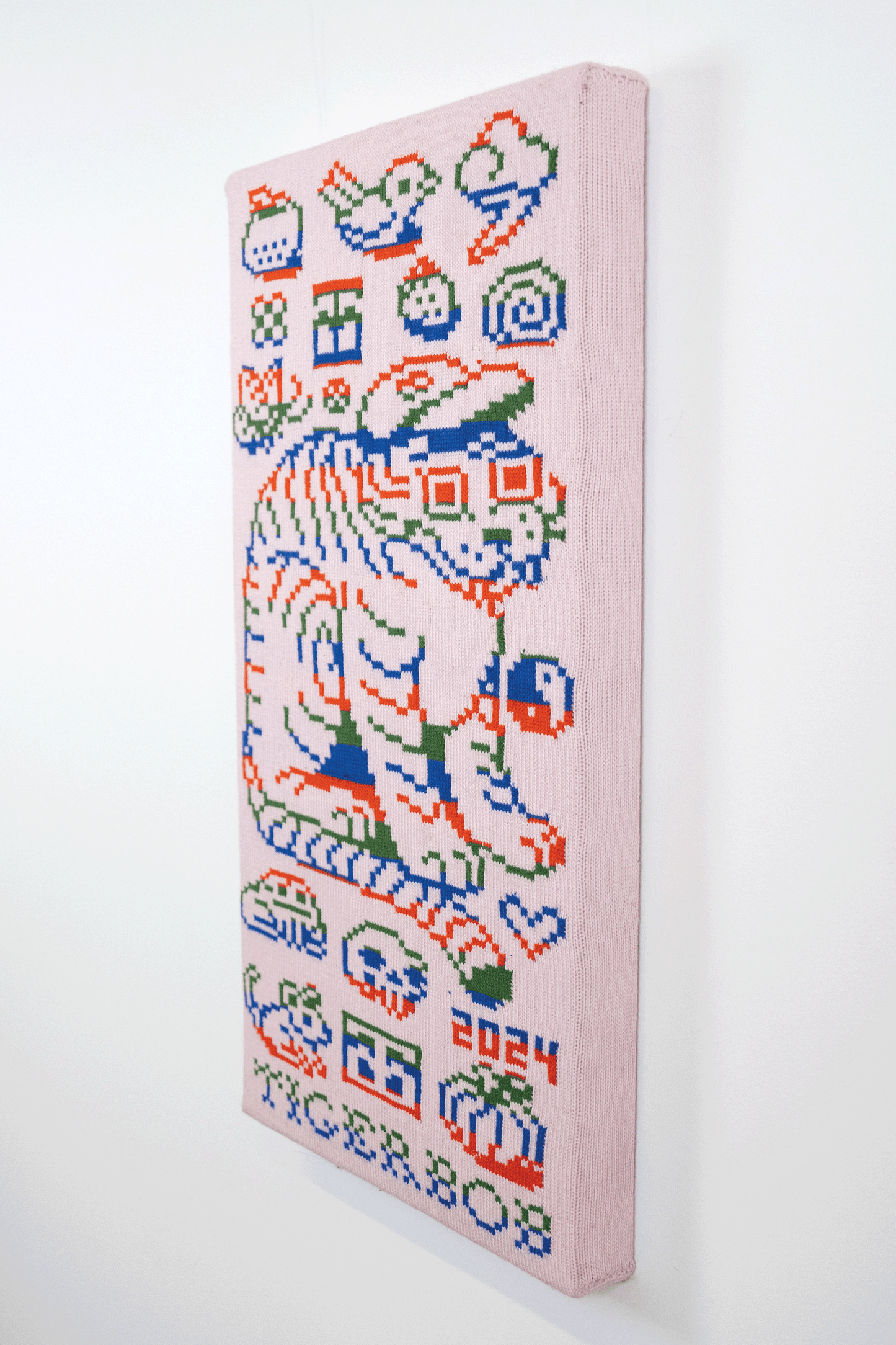 Untitled Sampler (His Many Hats) // Cashmere Tapestry