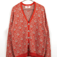 Jacquard Garden Cardigan // Magma/Stone