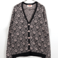 Jacquard Garden Cardigan // Soot/Momo