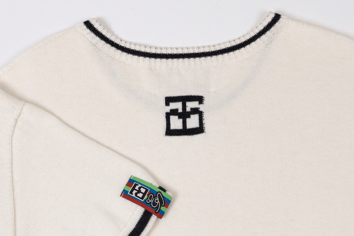 Embossed Tigerbob Jersey // Eggshell/Soot