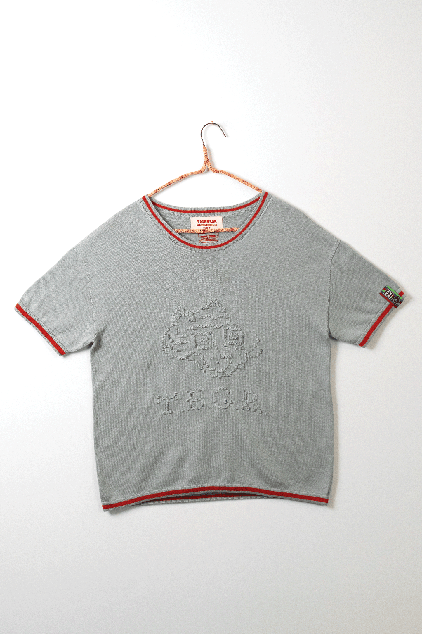 Embossed Tigerbob Jersey // Stone/Magma