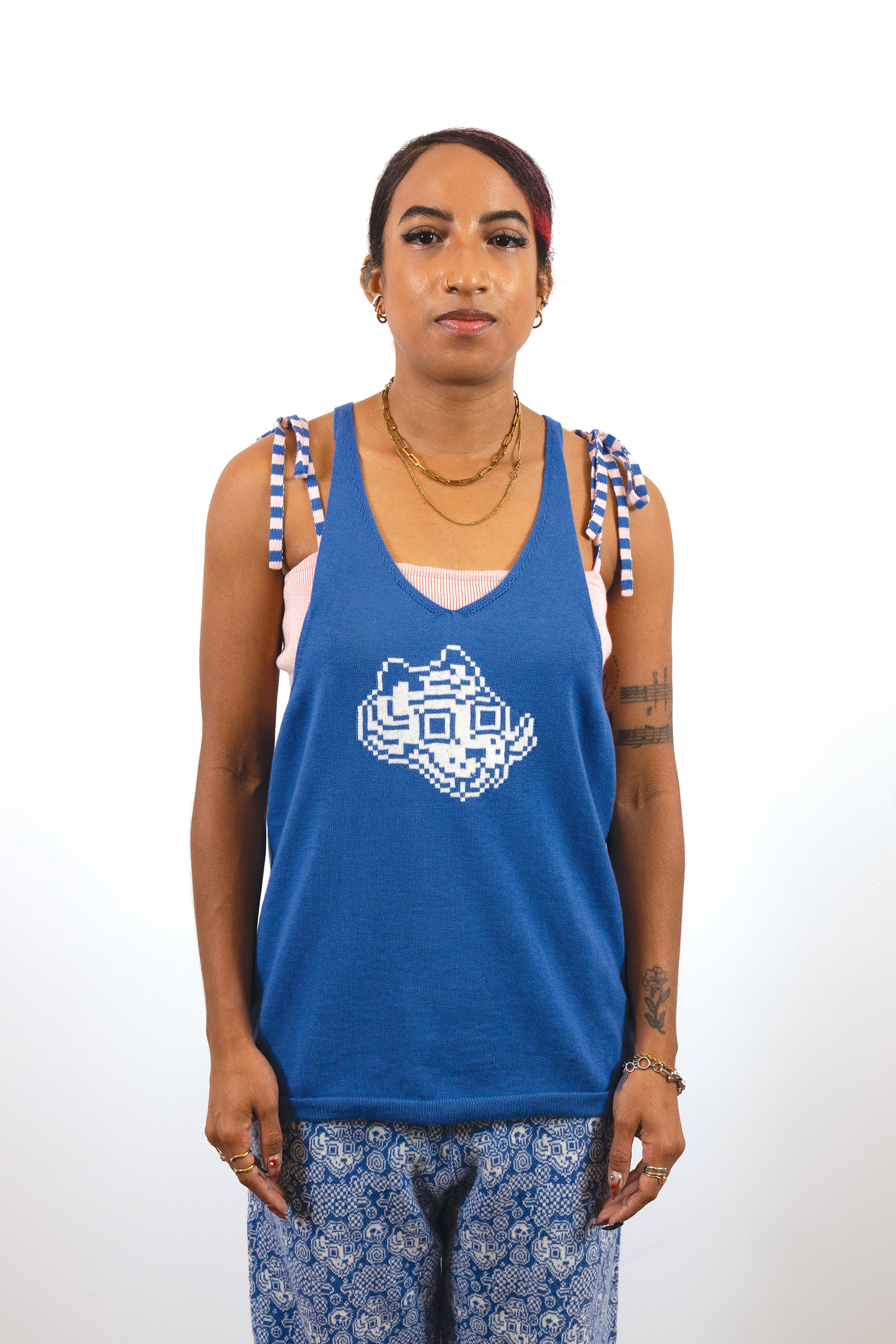 Tigerbob Tank Top // Twilight/Eggshell