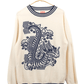 Dragon Crewneck //White/Midnight