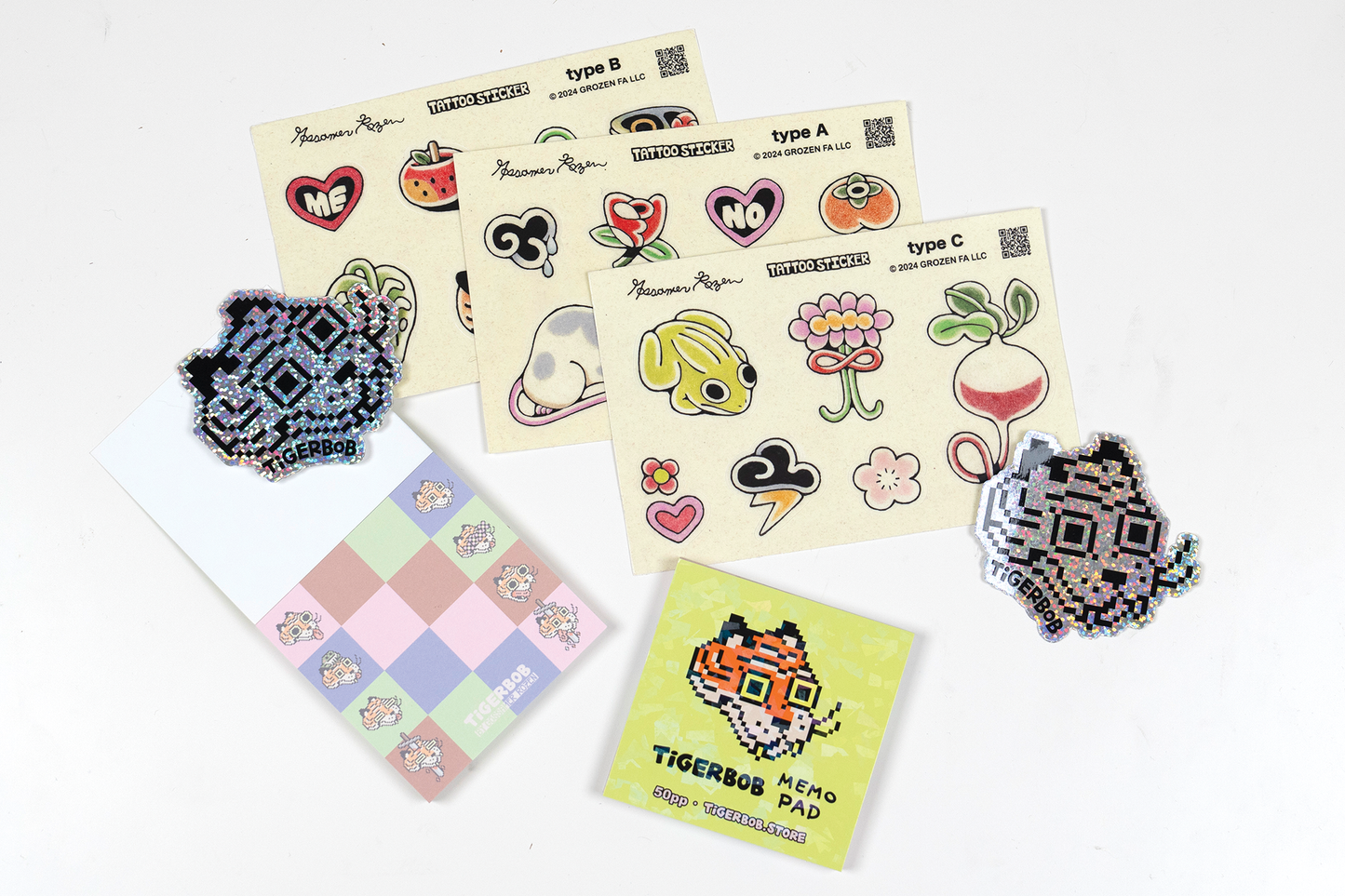 Tattoo Sticker Sheet // Type B