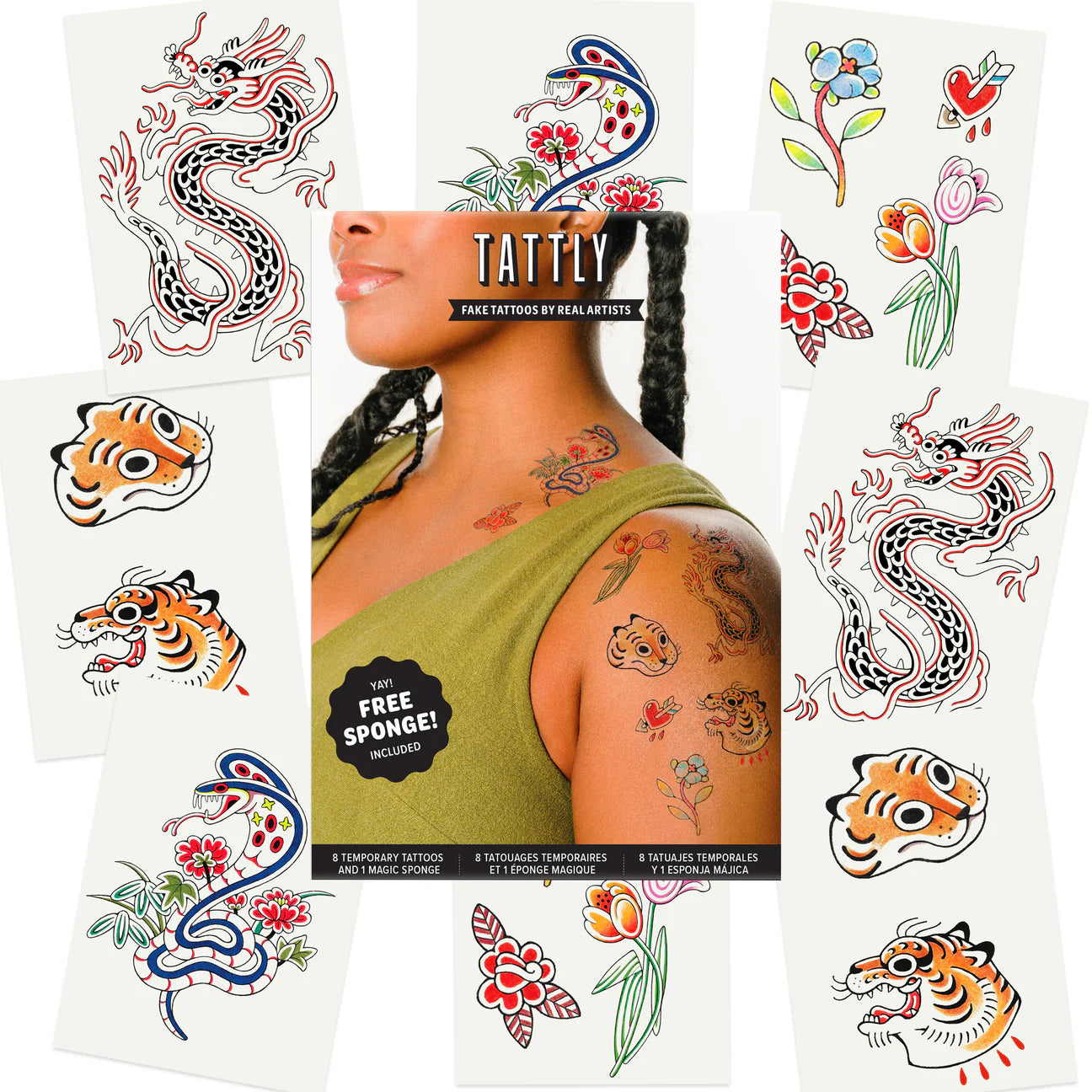 Fierce & Friendly Set // Temporary Tattoos by Tattly